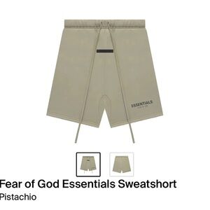 Essentials Pistachio Athletic Sweatshorts